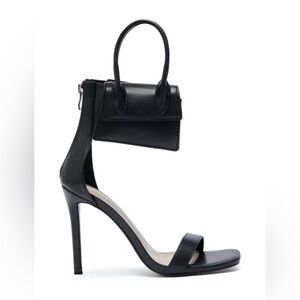 Azalea Wang Black Purse Heels